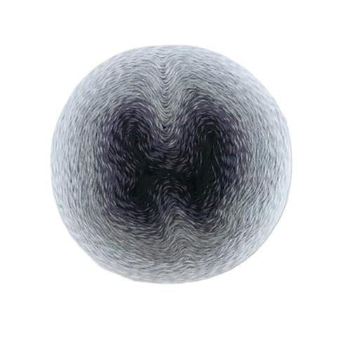 Baumwollmischung Garn 220g Farbverlauf Kuchen Thread DIY Handgewebte Schal Schal Regenbogen Rock für Anfänger(Color16) von ZGCrumphant