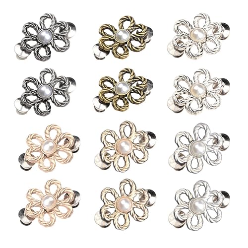 12 Stück Taillenknöpfe, Hosenschrumpfclips, Hosentaillestraffer, Abnehmbare Taillenknöpfe, Taillenveränderungsgeräte, Bekleidungszubehör 12 Stück Taillenknöpfe, Hosenschrumpfclips, Hosentaillestraffer, Abnehmbare Taillenknöpfe, Taillenveränderungsgeräte, Bekleidungszubehör von ZGDEIWGF