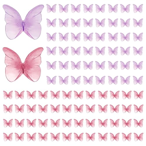 96 Stück Schmetterling-Kuchendekorationen, Kuchenpapier-Schmetterlinge, Cupcake-Dekorationen, Mini-Papier-Schmetterlinge, Dekorative Schmetterlinge, 3D-Schmetterlings-Papieraufkleber 96 Stück Schmetterling-Kuchendekorationen, Kuchenpapier-Schmetterlinge, Cupcake-Dekorationen, Mini-Papier-Schmetterlinge, Dekorative Schmetterlinge, 3D-Schmetterlings-Papieraufkleber von ZGDEIWGF