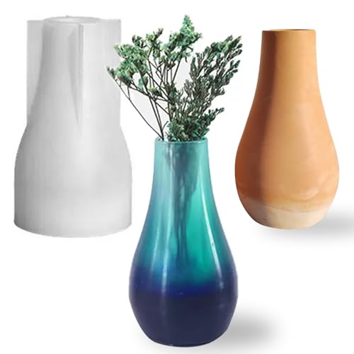 1 Stück Silikonform Vase, Epoxidharz Gießformen für Blumenvasen, DIY silikonform vase, Silikonformen für Vasenherstellung, silikonformen für vasen Beton, DIY-Kunst, Handwerk und Dekorationen 1 Stück Silikonform Vase, Epoxidharz Gießformen für Blumenvasen, DIY silikonform vase, Silikonformen für Vasenherstellung, silikonformen für vasen Beton, DIY-Kunst, Handwerk und Dekorationen von ZGDYi