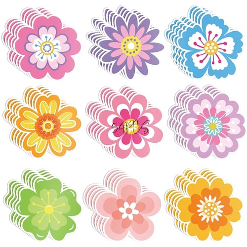 54 Stück Papierausschnitte Blumen, Bunte Blumenausschnitte für Klassenzimmer DekoSchwarzes Brett,Doppelseitig bedruckte Papierblumendekoration, Papierausschnitte für Basteln, Frühling Sommer Tischdeko 54 Stück Papierausschnitte Blumen, Bunte Blumenausschnitte für Klassenzimmer DekoSchwarzes Brett,Doppelseitig bedruckte Papierblumendekoration, Papierausschnitte für Basteln, Frühling Sommer Tischdeko von ZGDYi
