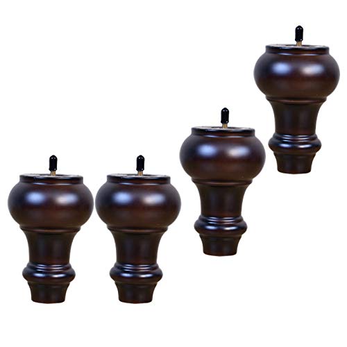 ZGFOZJGC Möbelbeine aus Massivholz, Schrankfüße, Tischbeine, Ersatzbeine, Sofafüße, Kaffeesofafüße, Ersatzbeine, Tischbeine, Kommodenfüße, Stuhlbeine mit M8-Gewindestange ZGFOZJGC Möbelbeine aus Massivholz, Schrankfüße, Tischbeine, Ersatzbeine, Sofafüße, Kaffeesofafüße, Ersatzbeine, Tischbeine, Kommodenfüße, Stuhlbeine mit M8-Gewindestange von ZGFOZJGC