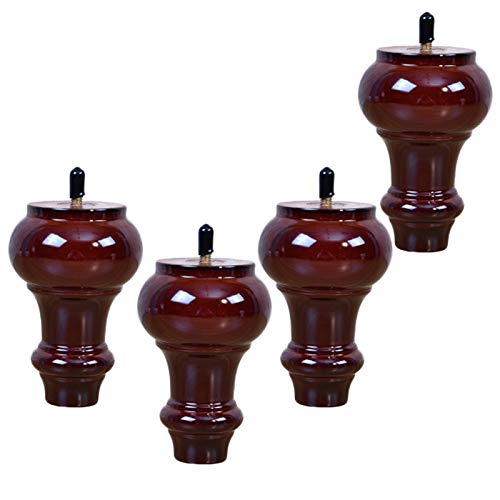 ZGFOZJGC Möbelbeine aus Massivholz, Schrankfüße, Tischbeine, Ersatzbeine, Sofafüße, Kaffeesofafüße, Ersatzbeine, Tischbeine, Kommodenfüße, Stuhlbeine mit M8-Gewindestange ZGFOZJGC Möbelbeine aus Massivholz, Schrankfüße, Tischbeine, Ersatzbeine, Sofafüße, Kaffeesofafüße, Ersatzbeine, Tischbeine, Kommodenfüße, Stuhlbeine mit M8-Gewindestange von ZGFOZJGC