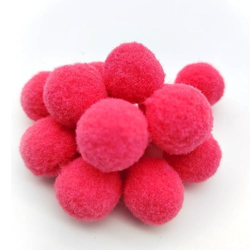 1000 Stück 1.5/2/2.5cm Mini Pompons Flauschigen Plüschbälle DIY Pompom Girlande ZubehörPompons Deko Party Deko für Girlanden, Quasten, Haarschmuck, Kleidung (1.5CM,15) von ZGHQHCDRH