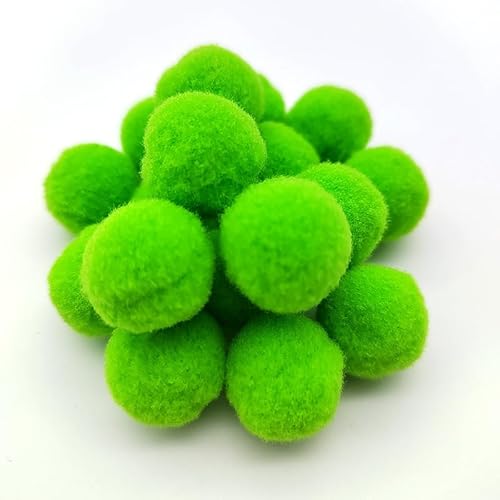 1000 Stück 1.5/2/2.5cm Mini Pompons Flauschigen Plüschbälle DIY Pompom Girlande ZubehörPompons Deko Party Deko für Girlanden, Quasten, Haarschmuck, Kleidung (1.5CM,19) von ZGHQHCDRH