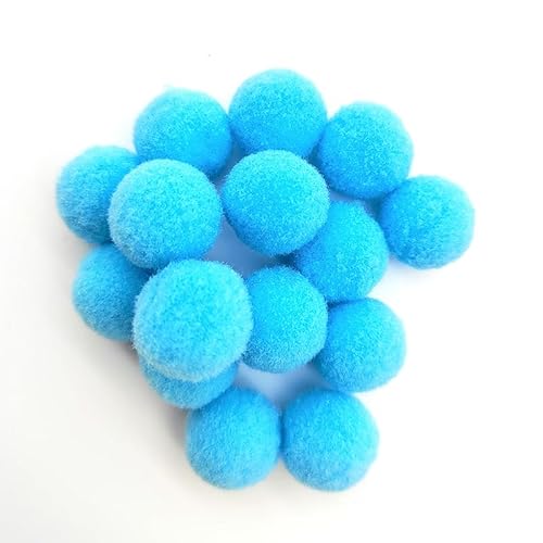 1000 Stück 1.5/2/2.5cm Mini Pompons Flauschigen Plüschbälle DIY Pompom Girlande ZubehörPompons Deko Party Deko für Girlanden, Quasten, Haarschmuck, Kleidung (2.5cm,17) von ZGHQHCDRH