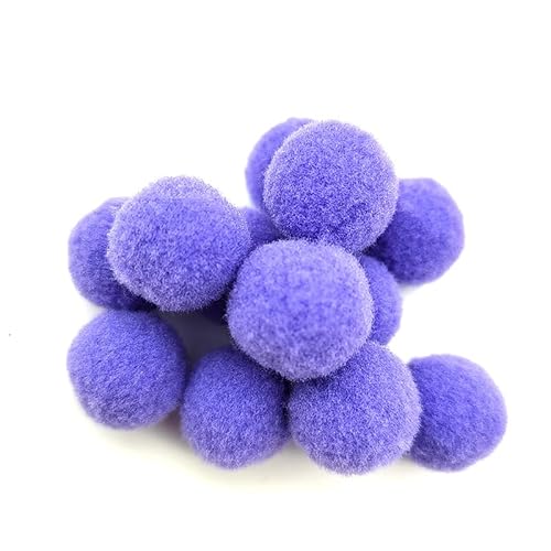 1000 Stück 1.5/2/2.5cm Mini Pompons Flauschigen Plüschbälle DIY Pompom Girlande ZubehörPompons Deko Party Deko für Girlanden, Quasten, Haarschmuck, Kleidung (2.5cm,25) von ZGHQHCDRH