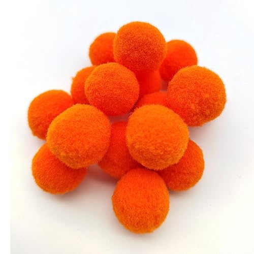 1000 Stück 1.5/2/2.5cm Mini Pompons Flauschigen Plüschbälle DIY Pompom Girlande ZubehörPompons Deko Party Deko für Girlanden, Quasten, Haarschmuck, Kleidung (2.5cm,3) von ZGHQHCDRH