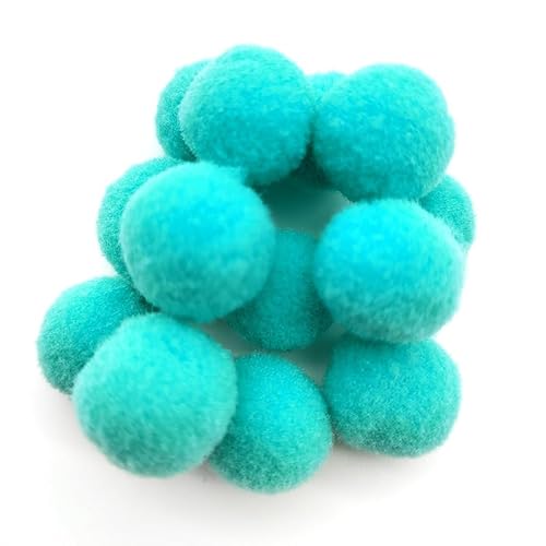1000 Stück 1.5/2/2.5cm Mini Pompons Flauschigen Plüschbälle DIY Pompom Girlande ZubehörPompons Deko Party Deko für Girlanden, Quasten, Haarschmuck, Kleidung (2cm,2) von ZGHQHCDRH