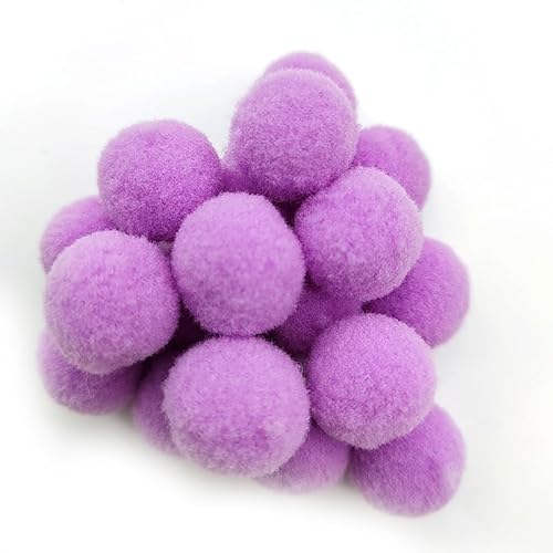 1000 Stück Mini DIY Pompom 1.5/2/2.5cm Fellbommel Faux Kunstpelz Pom Pom Fellpompon mit Druckknöpfen für DIY Hüte, Taschen, Schals, Schuhe, Schlüsselanhänger, Basteln (1.5CM,14) von ZGHQHCDRH