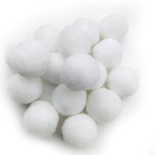 1000 Stück Mini DIY Pompom 1.5/2/2.5cm Fellbommel Faux Kunstpelz Pom Pom Fellpompon mit Druckknöpfen für DIY Hüte, Taschen, Schals, Schuhe, Schlüsselanhänger, Basteln (2.5cm,27) von ZGHQHCDRH