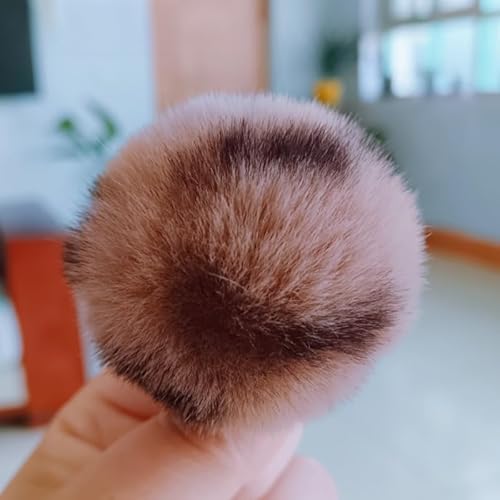 50 Stück 3/4/5cm Flauschig Pompons mit Gummiband Kunstpelz Pom Pom Ball DIY Kunst,Kunsthandwerk Projekte,Weihnachten Home Dekorationen Pastell (7,5 CM) von ZGHQHCDRH