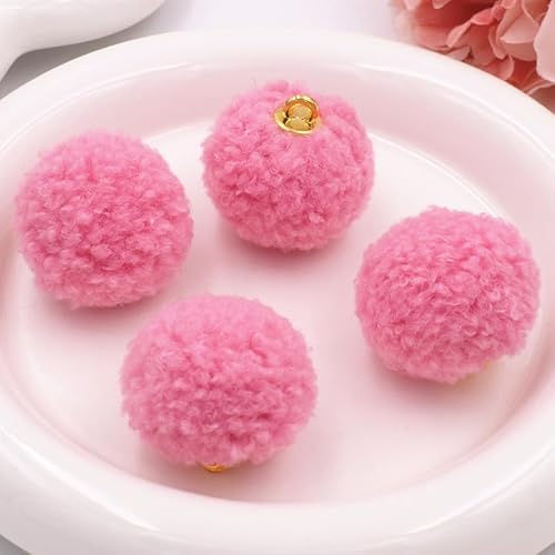 50 Stück 3cm Pompons zum Basteln, Pompons Bunt, Pompons Deko,Plüsch Bälle,Bunte Flauschige Pom für DIY Creative Crafts Dekorationen,Hobby Supplies (14,100 Stück) von ZGHQHCDRH