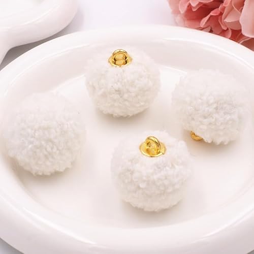 50 Stück 3cm Pompons zum Basteln, Pompons Bunt, Pompons Deko,Plüsch Bälle,Bunte Flauschige Pom für DIY Creative Crafts Dekorationen,Hobby Supplies (4,20 Stück) von ZGHQHCDRH