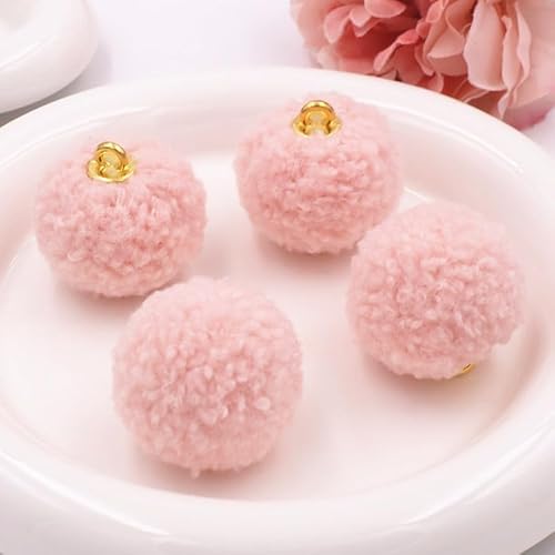 50 Stück 3cm Pompons zum Basteln, Pompons Bunt, Pompons Deko,Plüsch Bälle,Bunte Flauschige Pom für DIY Creative Crafts Dekorationen,Hobby Supplies (8,50 Stück) von ZGHQHCDRH