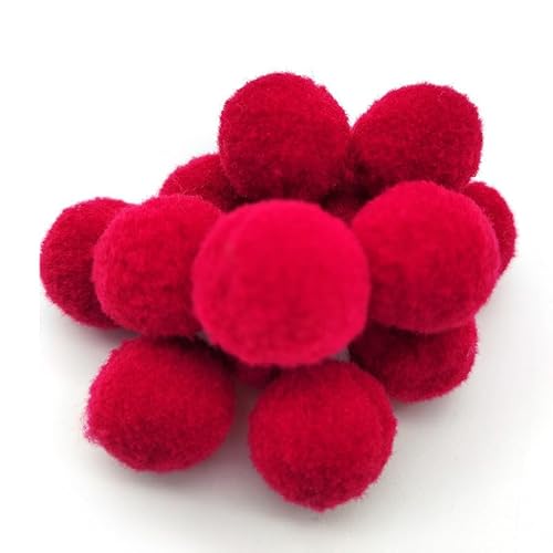 500 Stück 3cm Mini Pom Poms für Handwerk Herstellung Fluffy Pom Poms Bälle Flauschigen Plüsch Bälle für Lustige DIY Kreative Handwerk (24) von ZGHQHCDRH