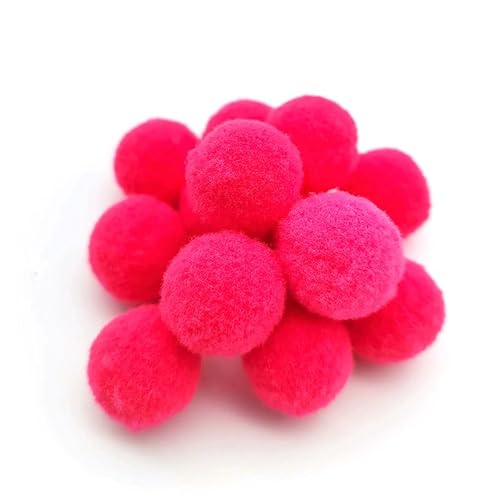 500 Stück Mini Fluffy Pom Poms Bälle 3cm Pom Poms Pompons Party Deko für DIY Hüte, Taschen, Schals, Schuhe, Schlüsselanhänger, Basteln Girlanden, Quasten, Haarschmuck (23) von ZGHQHCDRH