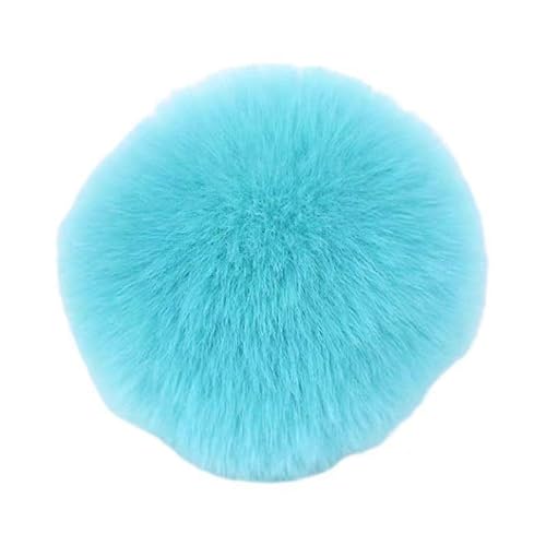 Fellbommel für Mützen Kunstfell Pompon 50 Stück Künstlicher Haarball Nachahmung Fuchs Waschbär Haarkugel Anhänger DIY 3/4/5cm für Mützen Schuhe Schals Taschen Schlüsselanhänger (3 CM,5) von ZGHQHCDRH