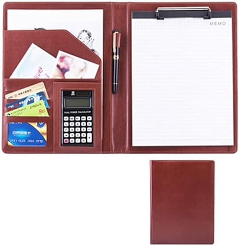 Mappen, Handy Taschen Kartenfächer Konferenz Auftragnehmer Executive(Brown 2) von ZGHQHCDRH