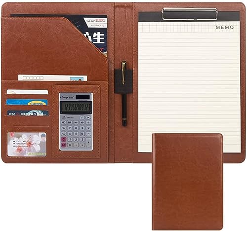 Mappen, Organizer mit Etui und Kartenfächern, Ordner for Ausweise, Karten oder einige Rechnungen(Bruin) von ZGHQHCDRH