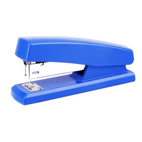 Minihefter, Manueller Hefter for Zuhause, einfacher Desktop-Hefter, Bürohefter ist leicht und einfach zu bedienen for Büro Schule(Blue) von ZGHQHCDRH