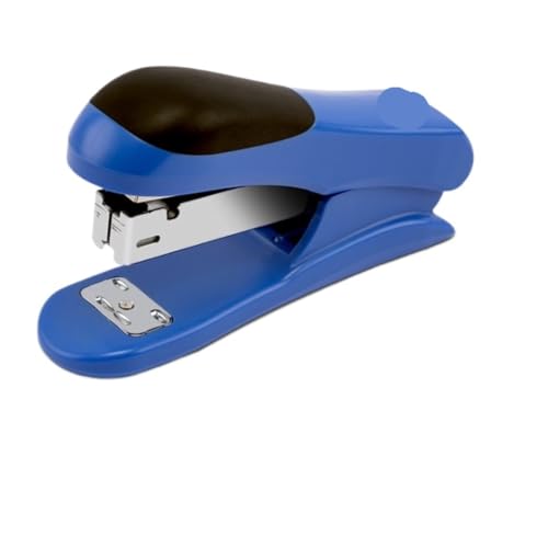 Minihefter, Manueller Hefter for den Heimgebrauch, Desktop-Hefter, einfach, dick, tragbar, geeignet for Büro, Schule, Zuhause, for(Blue) von ZGHQHCDRH