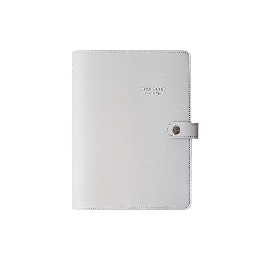 ZGHQHCDRH Notizbücher, Notebook Macaron Niedliche Spirale Notizbücher Schreibwaren Feine Büro Schule Persönliche Agenda Organizer Binder Tagebuch Wochenplaner Geschenk(Fog Color,105 * 145mm) von ZGHQHCDRH