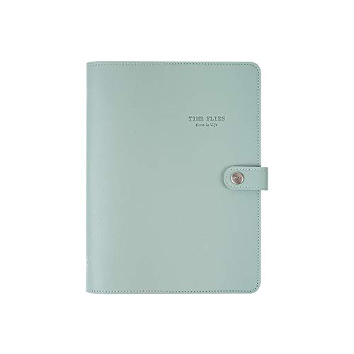 ZGHQHCDRH Notizbücher, Notebook Macaron Niedliche Spirale Notizbücher Schreibwaren Feine Büro Schule Persönliche Agenda Organizer Binder Tagebuch Wochenplaner Geschenk(Lake Blue,105 * 145mm) von ZGHQHCDRH
