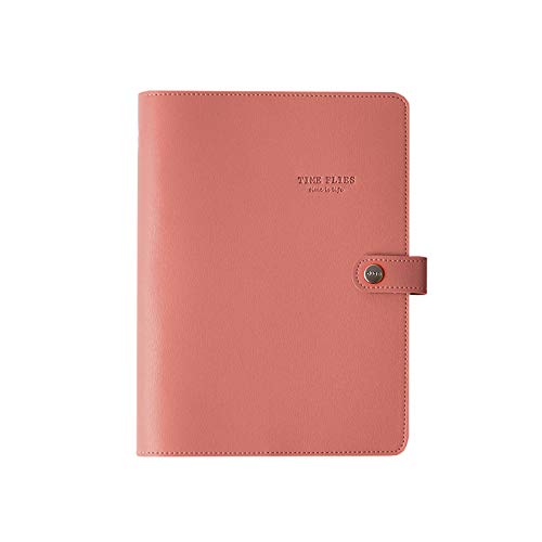 ZGHQHCDRH Notizbücher, Notebook Macaron Niedliche Spirale Notizbücher Schreibwaren Feine Büro Schule Persönliche Agenda Organizer Binder Tagebuch Wochenplaner Geschenk(Pink,105 * 145mm) von ZGHQHCDRH