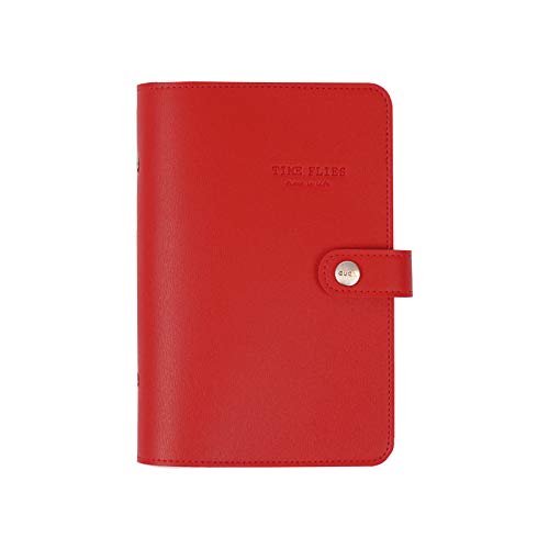 ZGHQHCDRH Notizbücher, Notebook Macaron Niedliche Spirale Notizbücher Schreibwaren Feine Büro Schule Persönliche Agenda Organizer Binder Tagebuch Wochenplaner Geschenk(Red,105 * 145mm) von ZGHQHCDRH