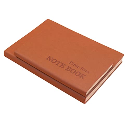 ZGHQHCDRH Notizbücher, Notizbuch, Notizblock, Agenda, Planer, persönliches Raster, Notizbücher, Tagebücher, Tagebuch, Budgetbücher, Büro, Schulbedarf, Taschenplaner(Brown,180 * 100mm) von ZGHQHCDRH