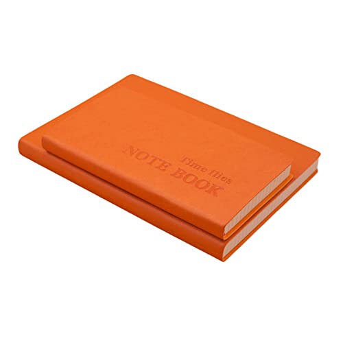 ZGHQHCDRH Notizbücher, Notizbuch, Notizblock, Agenda, Planer, persönliches Raster, Notizbücher, Tagebücher, Tagebuch, Budgetbücher, Büro, Schulbedarf, Taschenplaner(Orange,180 * 100mm) von ZGHQHCDRH
