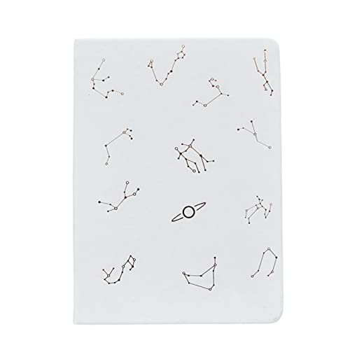 ZGHQHCDRH Notizbücher, Notizbuch mit festem Einband, schönes, leeres Skizzenbuch, Tagebuch, Freenote, Tagebuch, Studiennotizbuch, Schreibwaren, Geschenk(White) von ZGHQHCDRH