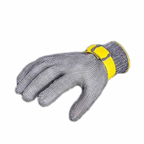 ZGHQHCDRH Schnittschutzhandschuhe Schnittfeste Handschuhe, Holzschnitzerei Gartenarbeit Glasschneiden Kleidung Schneiden Sicherheitsarbeitshandschuhe, for Links Oder Rechts(1PCS/XL) von ZGHQHCDRH