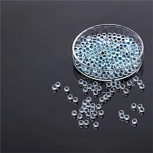 ZGHSWM Glasperlen 1000 Stück/2000 Stück Dia 1 mm bis 11 mm kleine dekorative Glaskugeln hochpräzise transparent for Laborexperimente(5.5mm 1000pcs) von ZGHSWM
