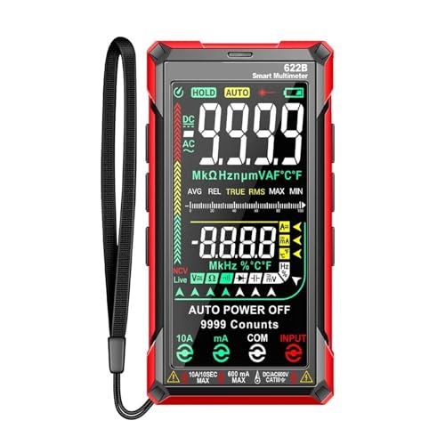 622B Smart Digital Multimeter 6000 Zählt True RMS DC/AC Spannung Tester Voltmeter Amperemeter Kapazität Ohm Auto Range Genau Messen von ZGJIAJU