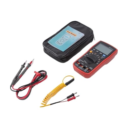 AN870 Digitalmultimeter 19999 Zählt True RMS Multimeter Transistortester Professionelles Kapazitätsmessgerät Genau Messen(Red Standard) von ZGJIAJU