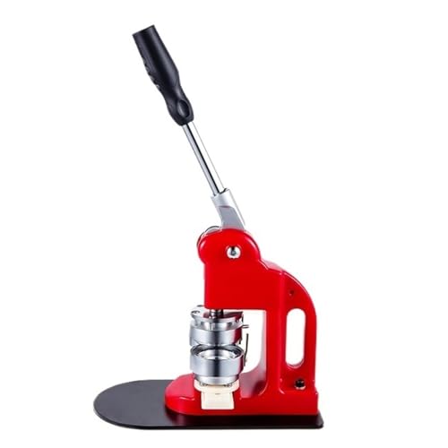 Abzeichen Macher Abzeichen-Herstellungsmaschine, DIY-Knopfnadel-Broschen-Pressherstellungswerkzeug(58mm with 1000pcs) von ZGJIAJU