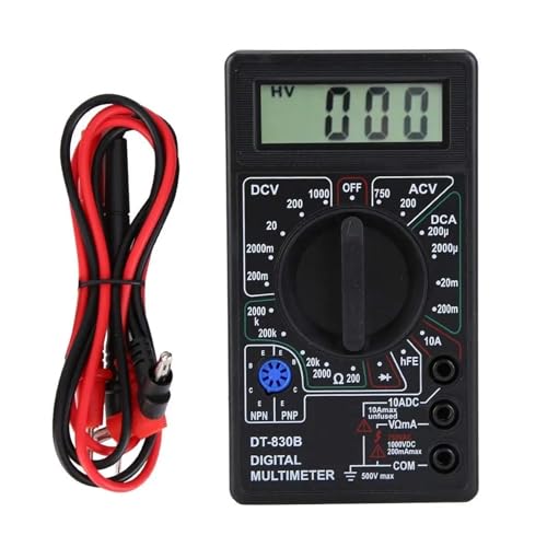 DT830B AC/DC LCD Digital Multimeter 750/1000 V Voltmeter Amperemeter Ohm Tester Hohe Sicherheit Handheld Meter Digital Multimeter Genau Messen von ZGJIAJU