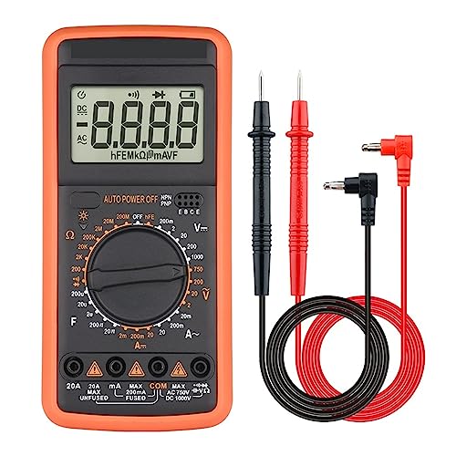 Digital-Multimeter 1000V 10A Strom Spannung Meter HFE Ohm Kapazität Kontinuität Diode DMM Tester Elektriker Werkzeuge Genau Messen von ZGJIAJU