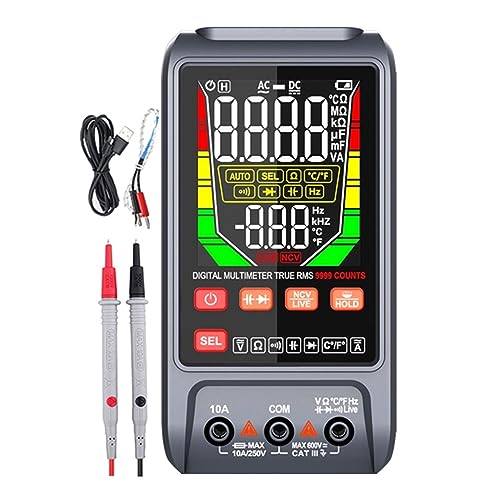 Digital-Multimeter DC AC Multimeter Kapazität Tester Manual Range Spannung Meter True RMS Transistor Tester Elektriker Werkzeug Genau Messen(116) von ZGJIAJU