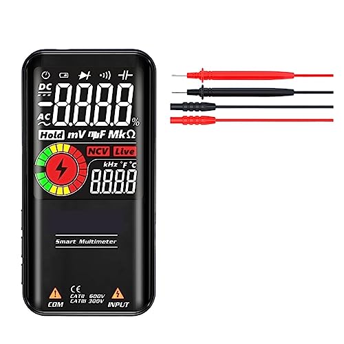 Digital-Multimeter Profesional Multimetro Smart DC AC Spannung Kondensator Ohm Diode NCV EMF Tester Detektor Genau Messen(S10 BLACK) von ZGJIAJU