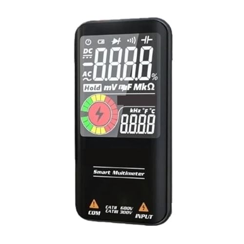 Digital-Multimeter Smart Elektriker Tester USB Ladung T RMS DC AC Spannung Kapazität Ohm Hz NCV Professionelle Multitester Genau Messen(S11-Lithium Battery) von ZGJIAJU