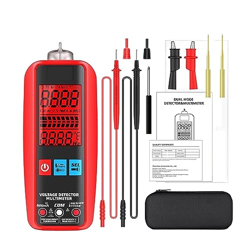 Digital Smart Multimeter Messung Test Meter Temperatur Detektor 3-Ergebnisse Display Strom Tester VFC Ohm Diode Spannung Meter Genau Messen(With bag clip probe) von ZGJIAJU