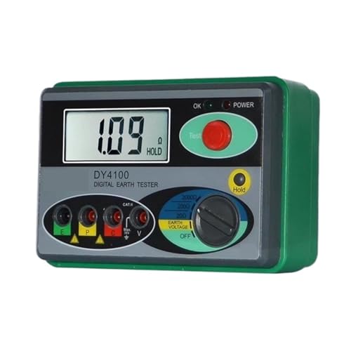 Digitaler Isolationswiderstandstester 0-2000 Ohm Genauigkeit LCD-Erdungswiderstandsmessgerät Megohmmeter Spannungsmultimeter DY4100 Genau Messen Digitaler Isolationswiderstandstester 0-2000 Ohm Genauigkeit LCD-Erdungswiderstandsmessgerät Megohmmeter Spannungsmultimeter DY4100 Genau Messen von ZGJIAJU