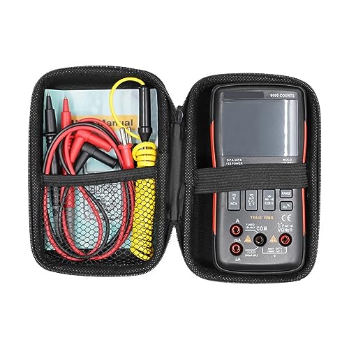 Digitaler Multimeter-Tester, 9999 Zählungen Mit Analogem Balkendiagramm, AC/DC-Spannung, Amperemeter, Strom, Ohm, Automatisch Genau Messen(RM409B with Bag) von ZGJIAJU