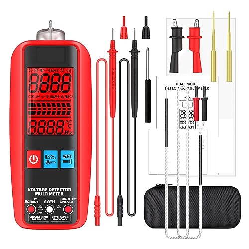 Digitales Multimeter, Intelligenter Automatischer Multitester, Amperemeter, VFC, Strom, Kondensator, Ohm, Elektriker-Tester Genau Messen(A5 Tool kits) von ZGJIAJU