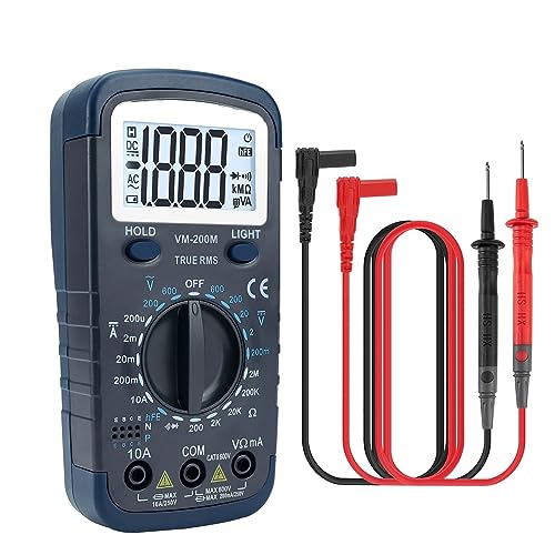 Digitales Multimeter Mit Automatischer Reichweite, Schnelle Und Genaue Messung Von 1000 V, 10 A, AC, DC, Ohm, NCV, Live-Spannungsmesser Genau Messen von ZGJIAJU