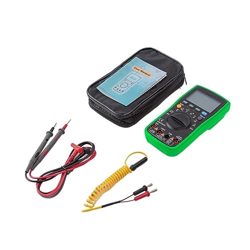 Digitalmultimeter 19999 Zählt True RMS Multimeter Transistortester Professionelles Kapazitätsmessgerät Genau Messen(Green) von ZGJIAJU