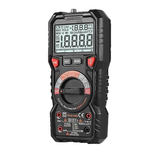 Digitalmultimeter 20000 Zählt True RMS NCV Multimeter Transistortester Voltimetro Kapazitätsmesser Genau Messen von ZGJIAJU